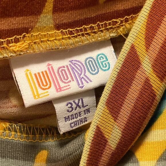 NWT Lularoe Madison skirt 3X 3XL patriotic USA July 4 Americana plus size - Picture 2 of 6